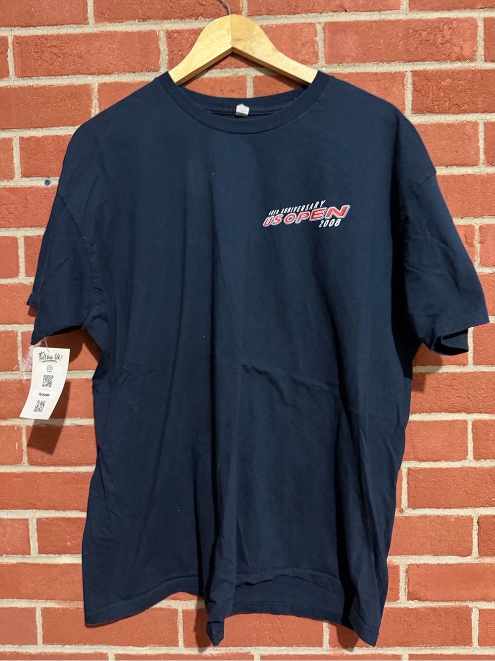 US Open 2008 Navy Graphic Short Sleeve Tee